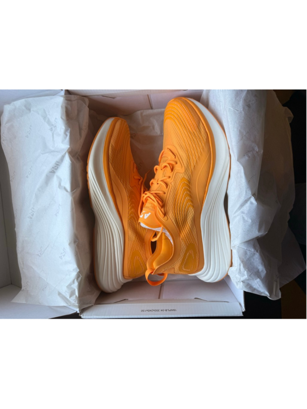Men's APL Streamline Athletic Shoes Size 12 Orange White - Picture 4 of 8